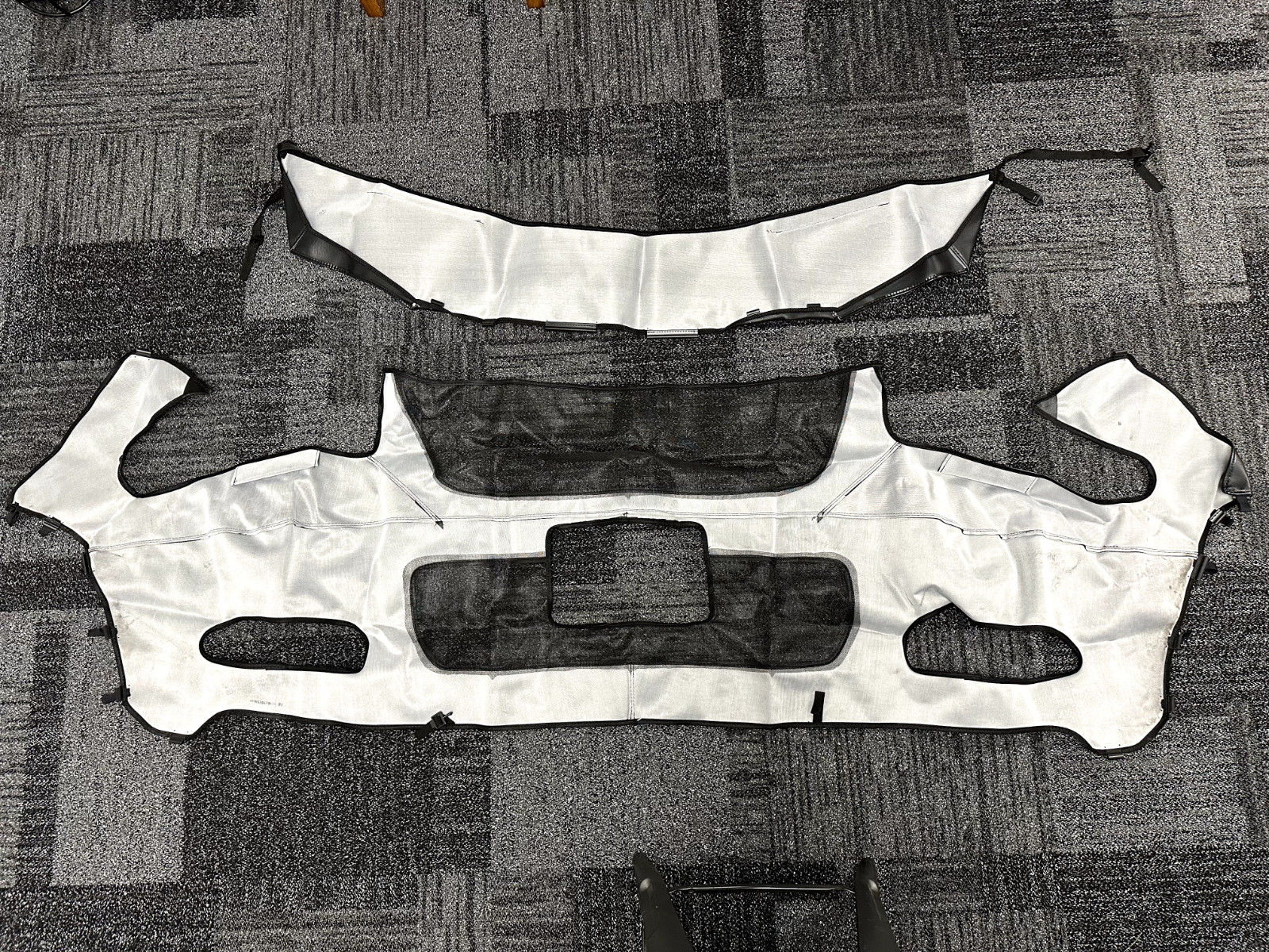 Lebra Front End Mask Cover Bra Fits 1996 1997 1998 DODGE CARAVAN w/ Fog Openings