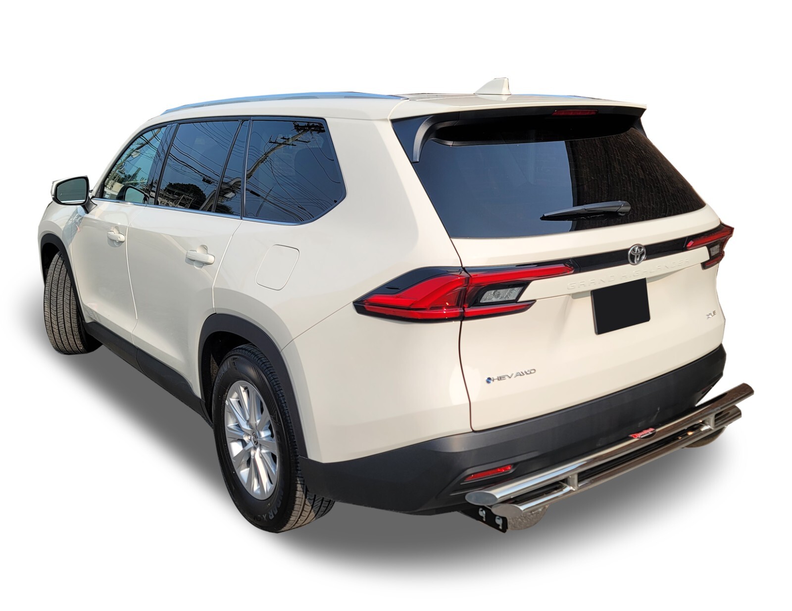 Fits 2024+ Toyota Grand Highlander Rear Double Layer Parking Protector Stainless