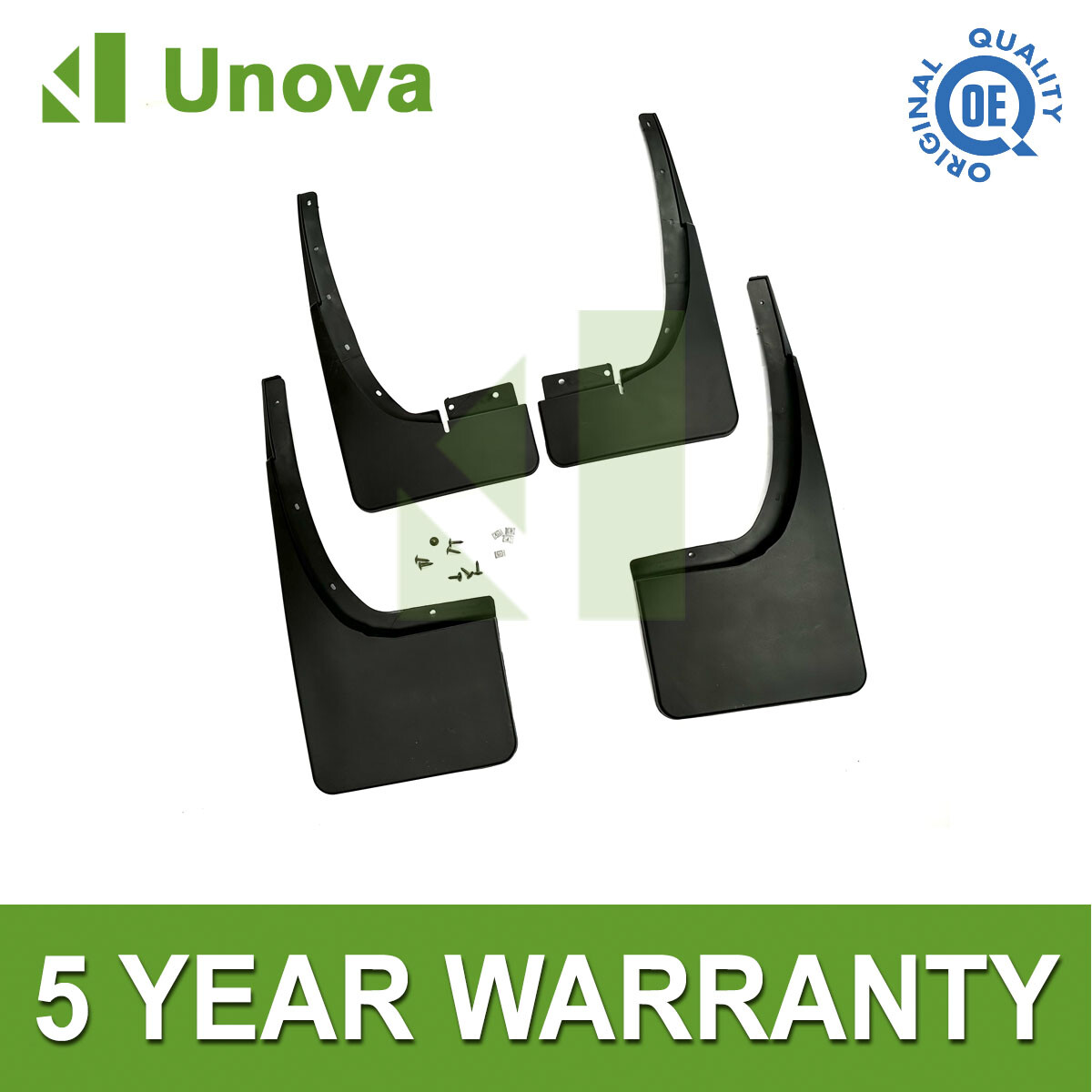 Tailored Mud Flaps Set of 4 For Ford Ranger 2012-2018 Unova