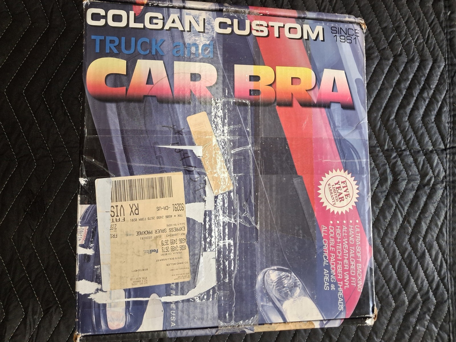2001 BMW 540i Car Bra Bumper Bra