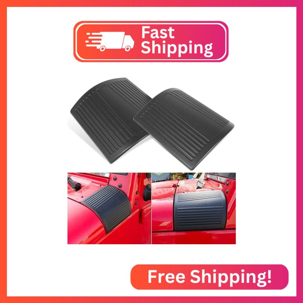 Cowl Body Armor Corner Guards Outer Cowling Cover for Jeep Wrangler JK JKU Unlim