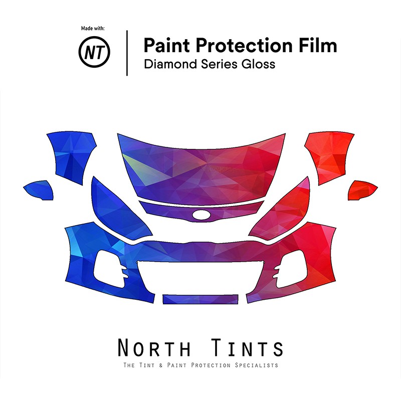 PreCut Paint Protection Film Clear Bra PPF for KIA Rio 5-Door Hatch 2016-2017