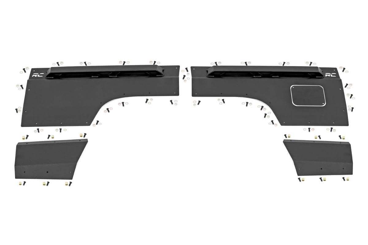 Rough Country Rear Fender Panel Armor-Black for 84-96 Cherokee XJ 10578