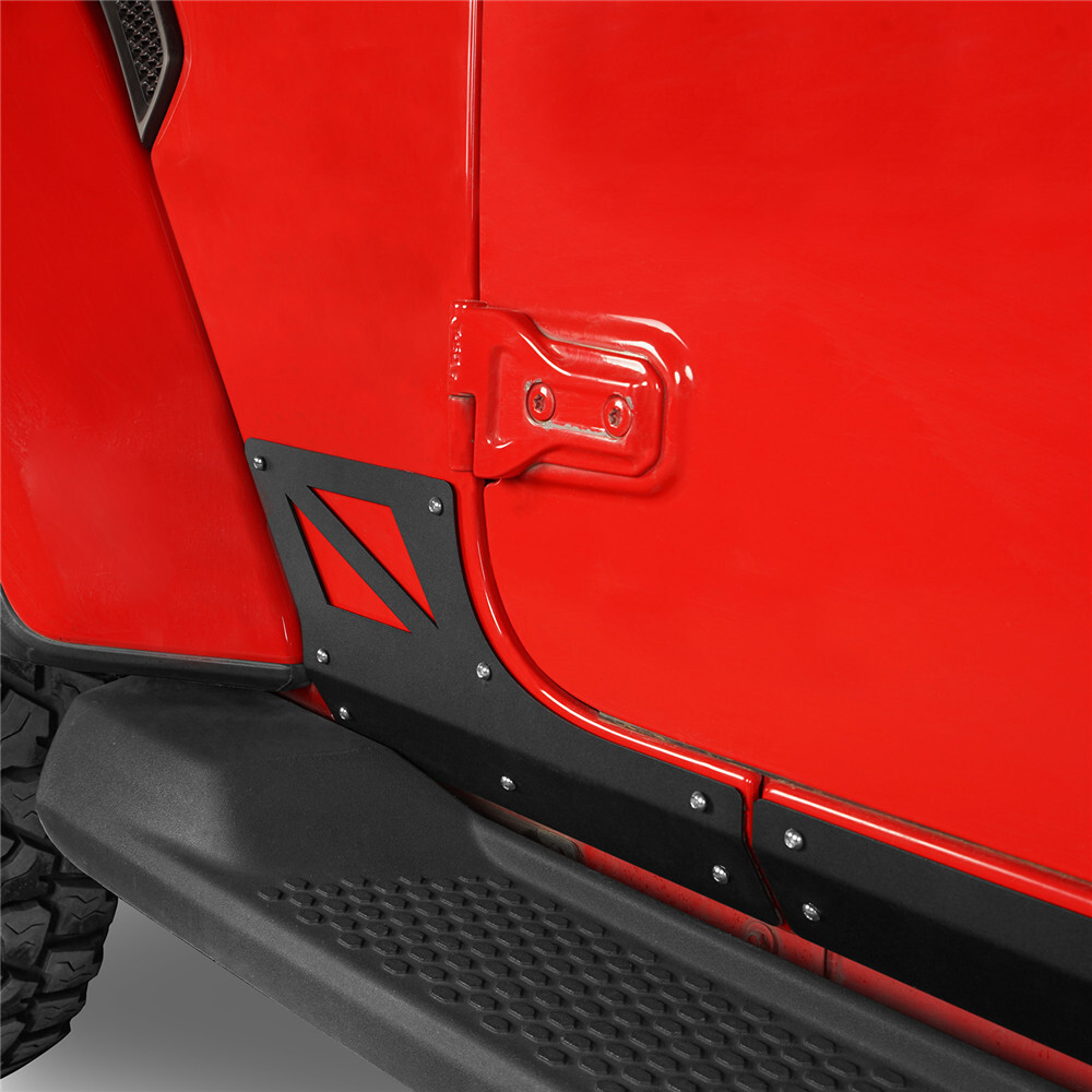 Steel Body Armor Rocker Panel Cladding For Jeep Wrangler JL 2018-2025 4-Door