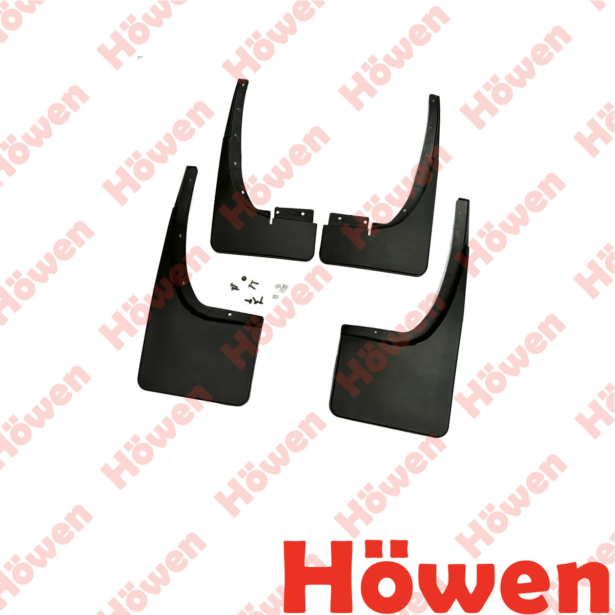 Easy Fit Mudflaps Front Rear For Ford Ranger 2012-2018 Howen