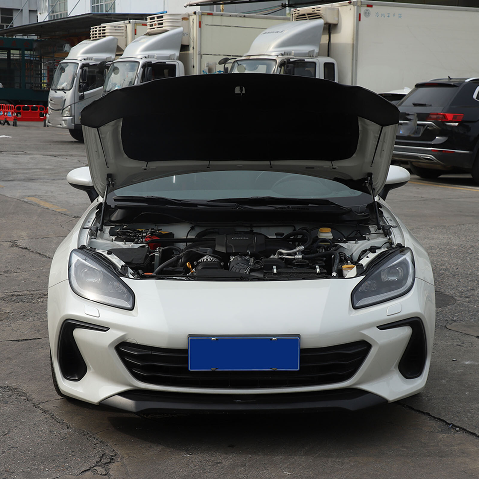 Front Bumper Lebra Hood Protector Mini Mask Bra For Toyota 86/Subaru BRZ 2022-23