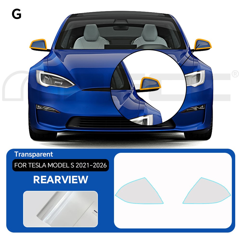 Tesla Model S 2021-2026 Full Front PreCut Paint Protection Film Clear Bra PPF