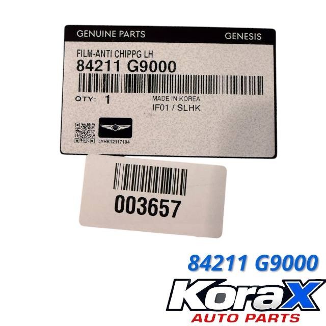 2019-2026 GENESIS G70 LEFT SIDE STONE GUARD FILM NEW OEM 84211 G9000