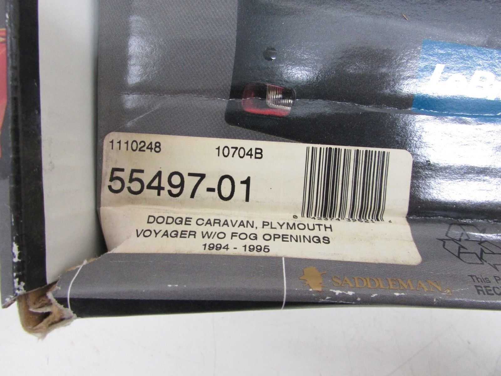 NOS! SADDLEMAN LeBra CUSTOM COVER FOR: 94-95 DODGE CARAVAN PLYMOUTH VOYAGER