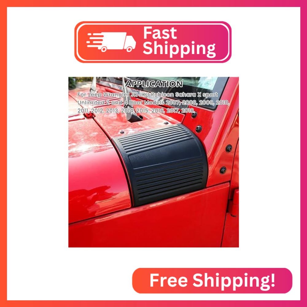 Cowl Body Armor Corner Guards Outer Cowling Cover for Jeep Wrangler JK JKU Unlim