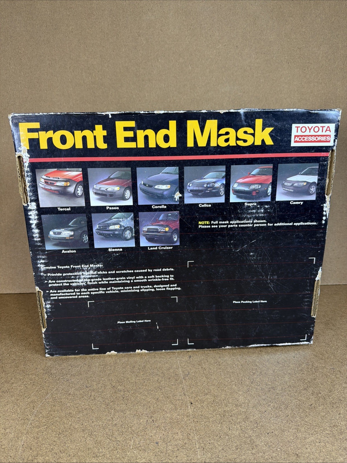 Toyota Land Cruiser 1998-2002 NEW OEM Front End Nose Mask Cover Bra w/ OEM Box!