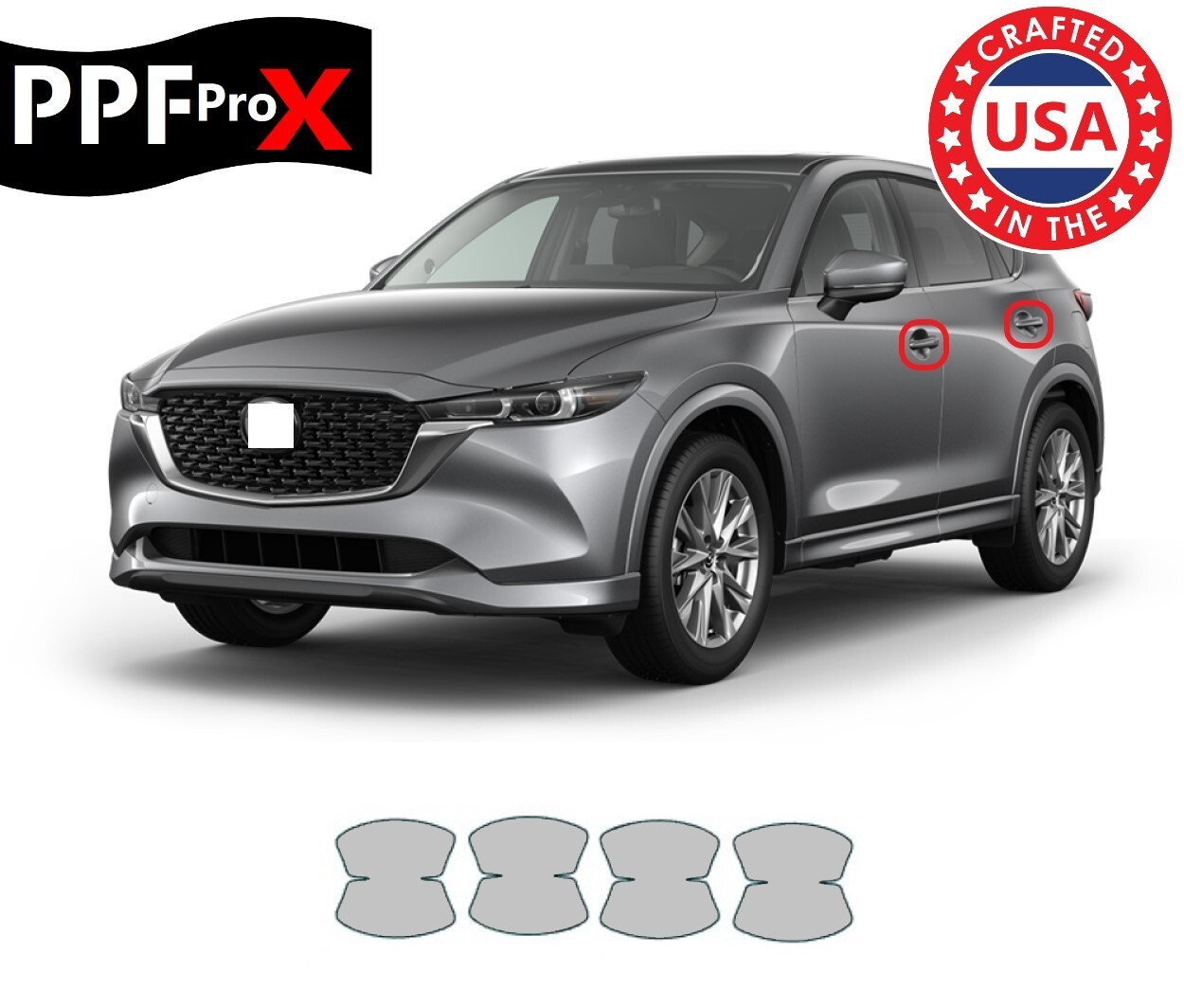 For Mazda CX-5 2022-2025 Door Handle Cup Paint Protection Film PreCut PPF