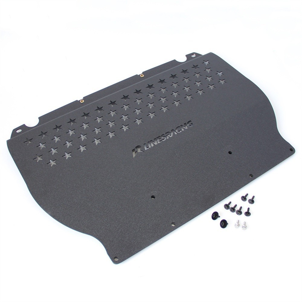 Oil Cooler Skid Plate Underhood Shield For BMW X3 X4M F97 F98 S58 3.0L Black