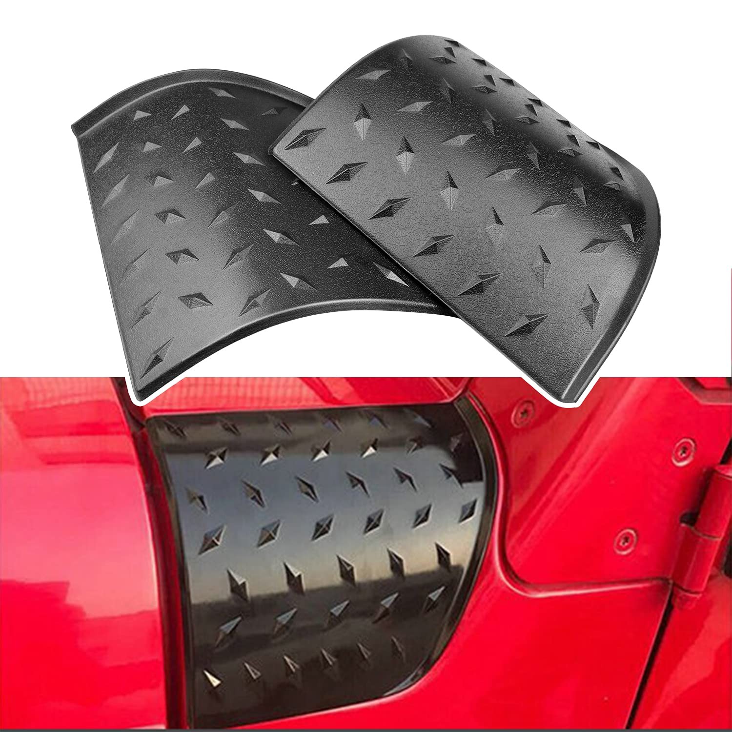 MOEBULB Cowl Armor Cover Side Body Cowling Corner Guard Black