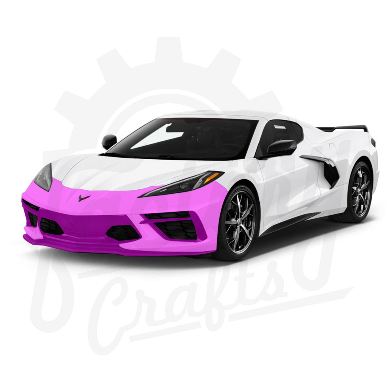 Stone Guard Paint Protection Film Clear Bra PPF For Corvette C8 20-21 Bumper