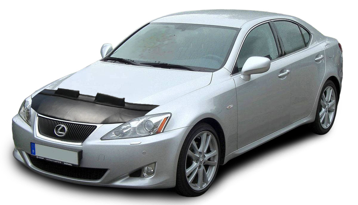 Black Car Bonnet Hood Bra Cover Mask For Lexus IS250 IS350 2006-2013