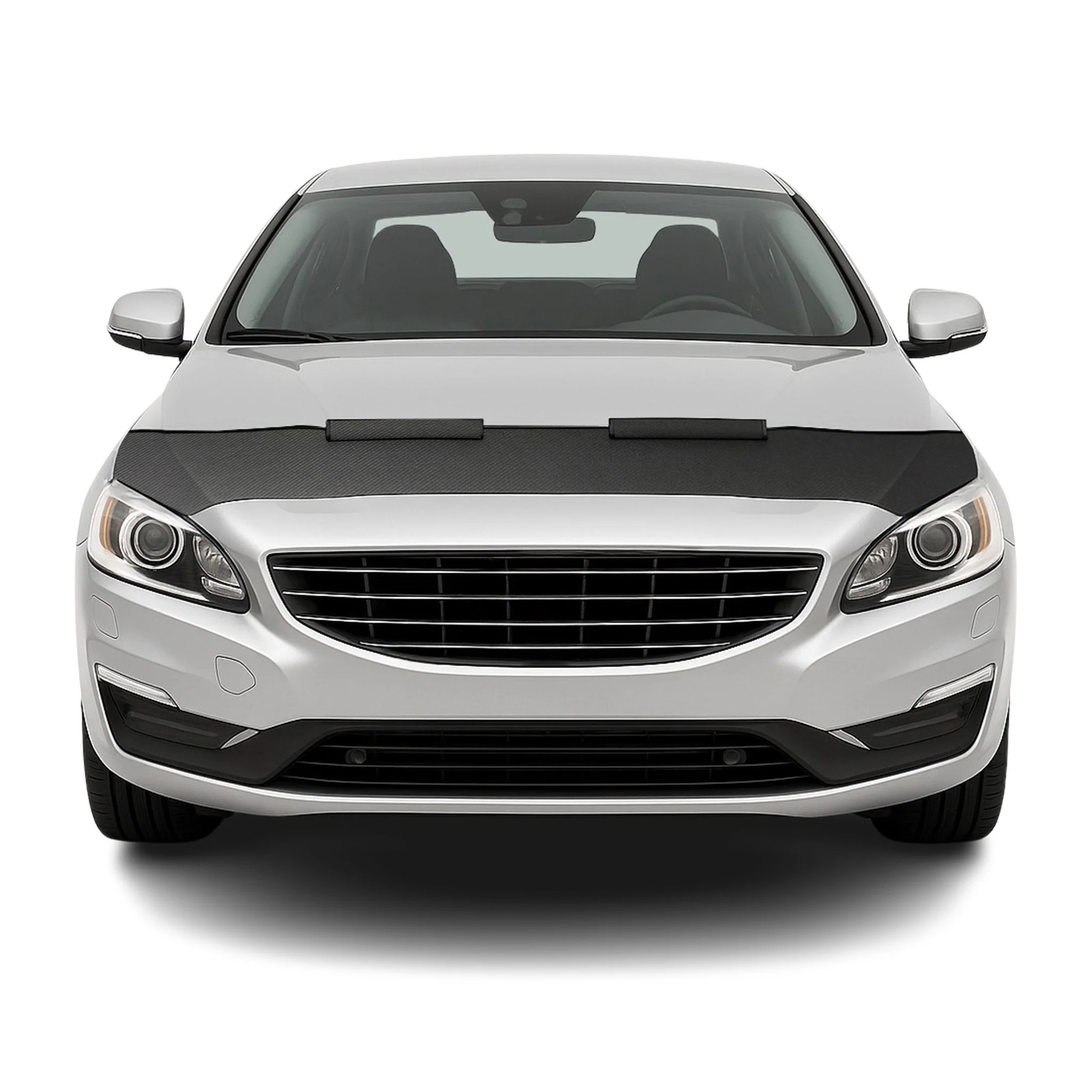 Car Bonnet Mask Hood Bra for Volvo V40 2016-2019 Half Carbon