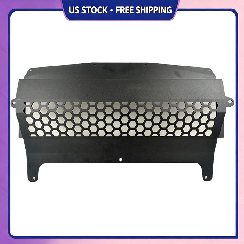 for BWM S55 F80 M3 F82 F83 M4 3.0L Turbo Black Aluminum Oil Cooler Skid Plate