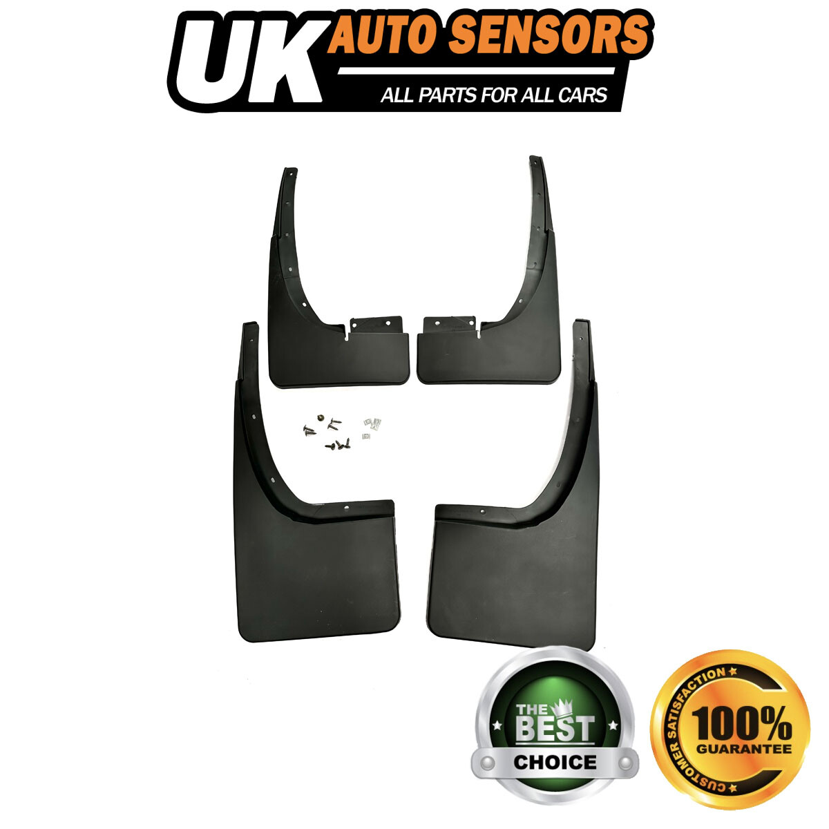 Full Set Rubber MudFlaps For Ford Ranger 2012-2018 AST