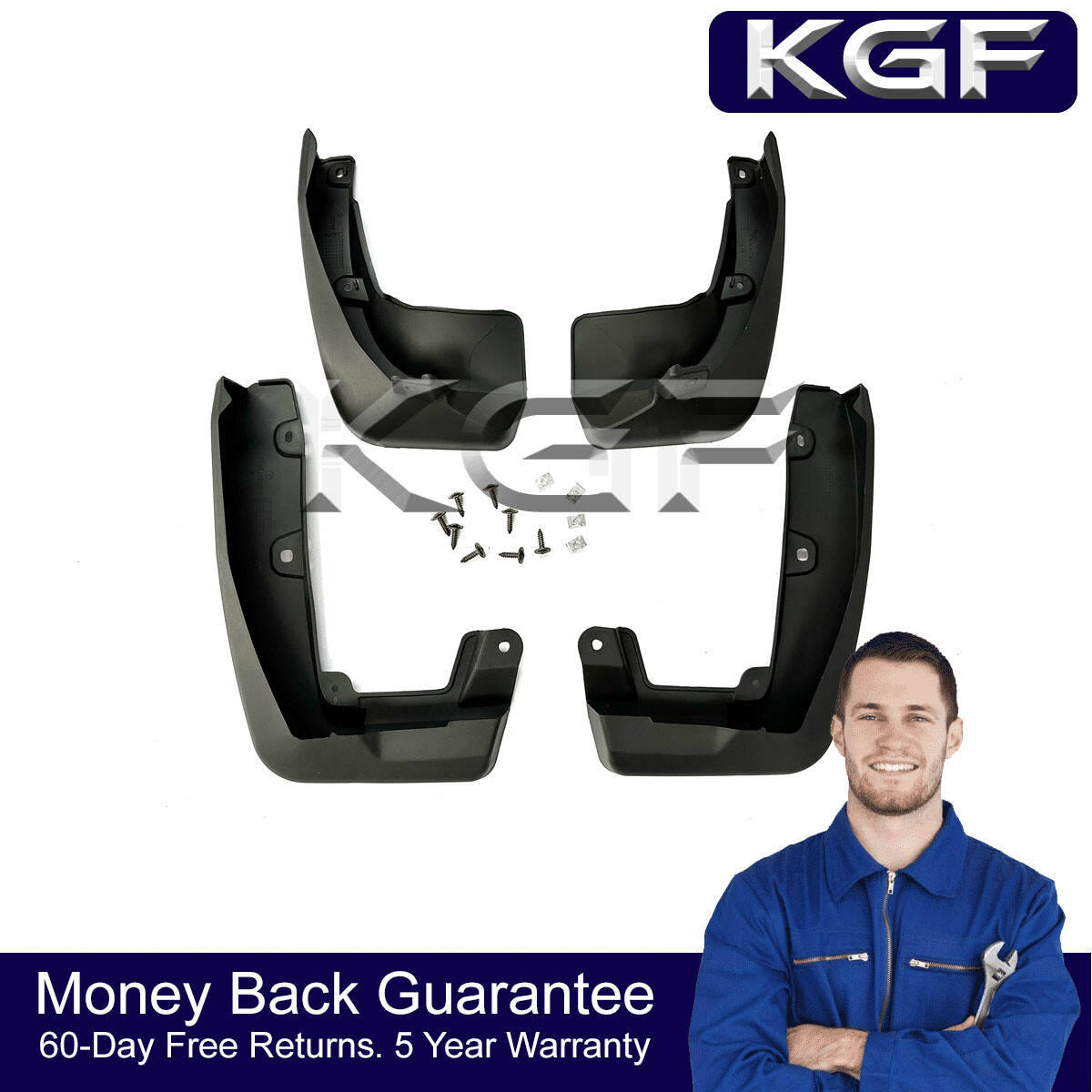 Full Set Rubber MudFlaps For Honda CR-V 2017-2020 KGF