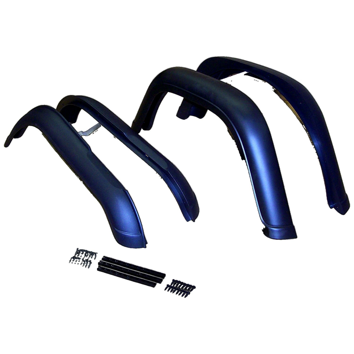 Jeep Fender Flare Kit Black Plastic | -Quality, Front & Rear