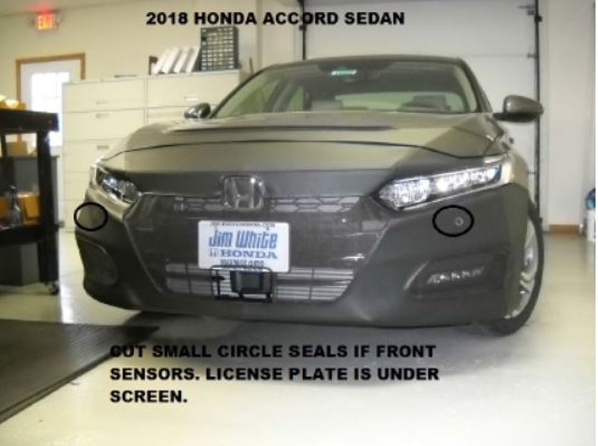 Lebra Front End Mask Cover Bra Fits Honda Accord Sedan 2018-2020 18 19 20