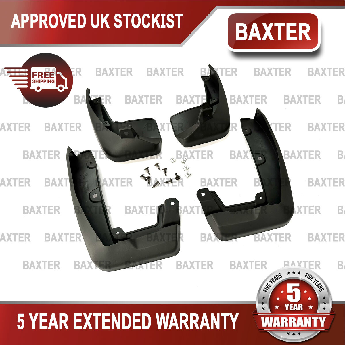 Mud Splash Guards x4 FR/RR For Honda CR-V 2017-2020 Baxter