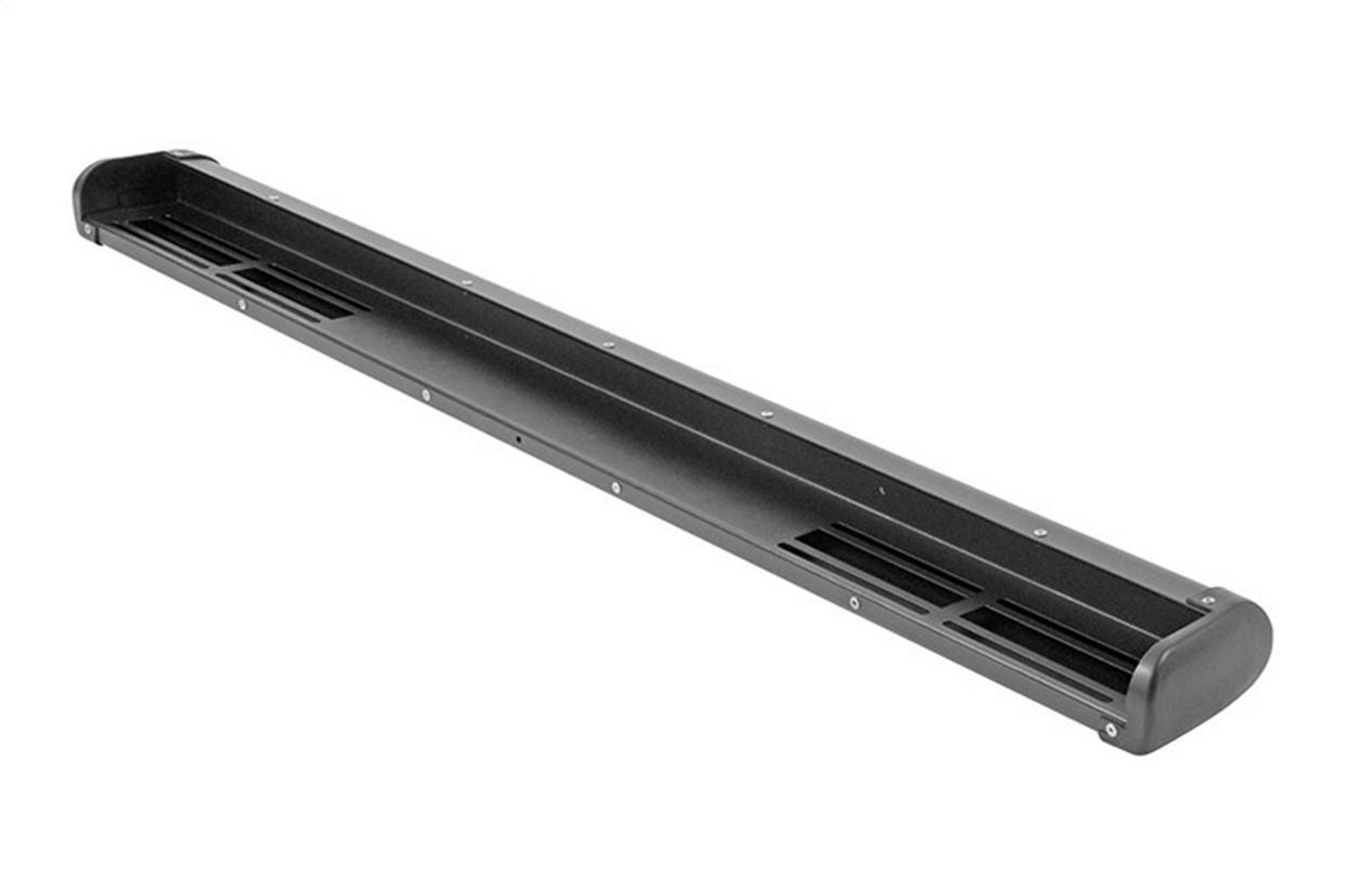 Dee Zee Textured Black Steel Side Steps 6 in. Oval Cab Length +BLK/NB/OVAL6 STEE