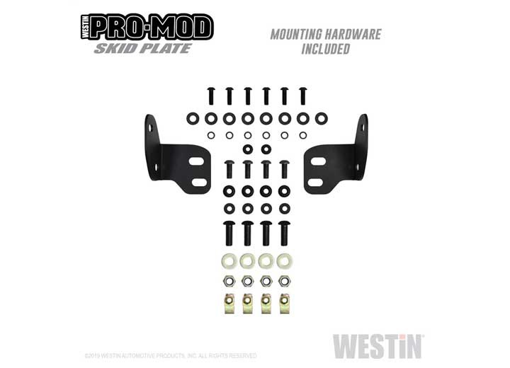 Westin 58-71175 Textured Black Pro-Mod Skid Plate For 17-22 F250
