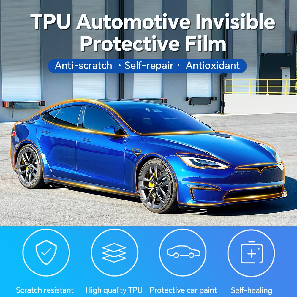 Tesla Model S 2021-2025 Full Car PreCut Paint Protection Film Matte Clear PPF