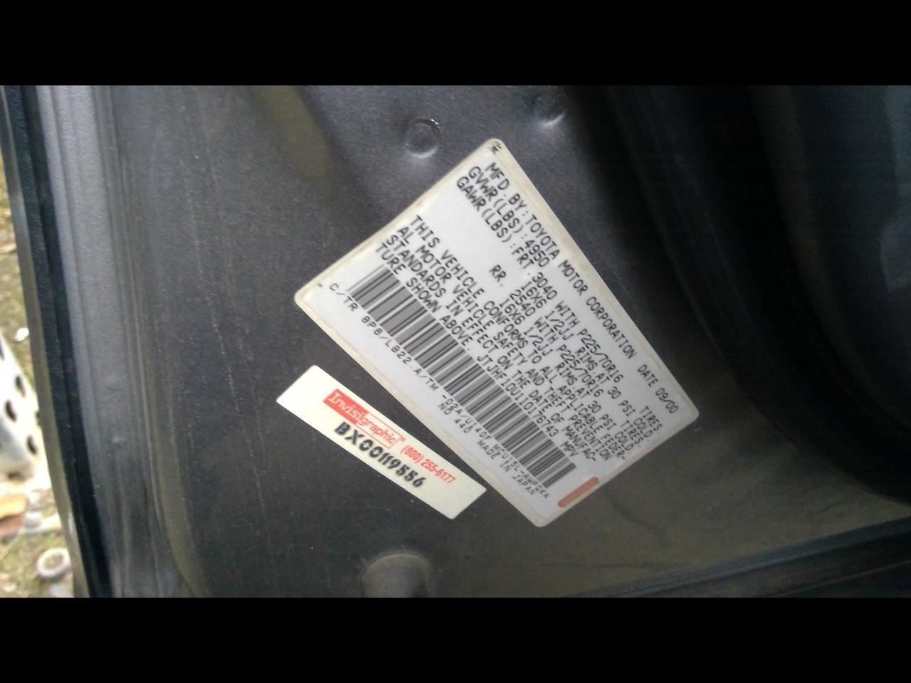 2001 LEXUS RX300 3.0L COWL VENT COVER