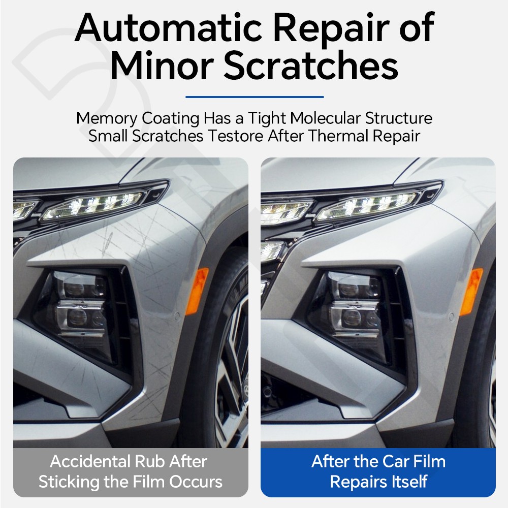 For Hyundai Tucson 2025-2026 Full Front Precut Paint Protection Film Gloss PPF