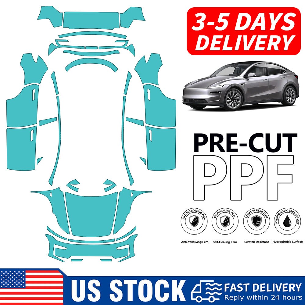8.5Mil Matte PPF PreCut Full Kit For Tesla Model Y Juniper 2025 Paint Protection