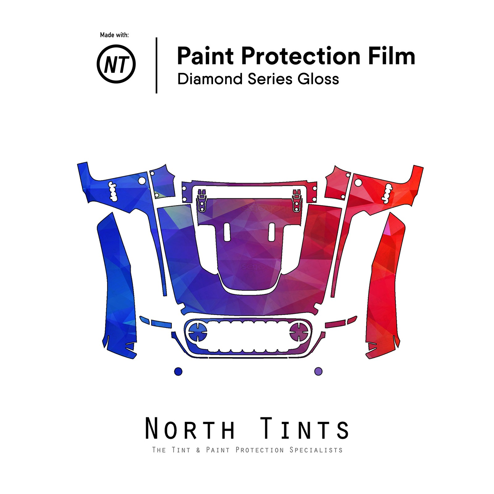 PreCut Paint Protection Film for Jeep Gladiator Rubicon 2024-2026