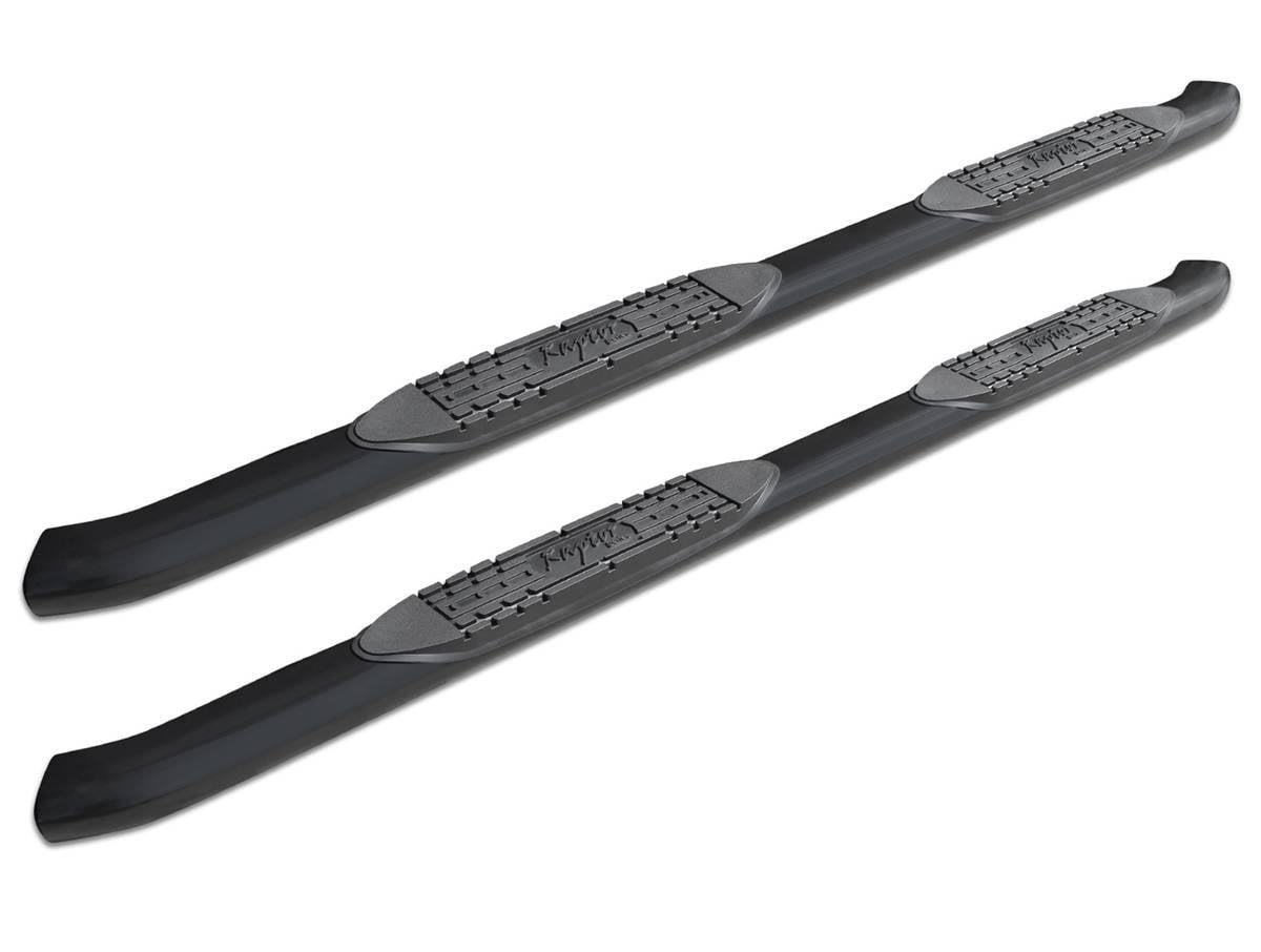 RAPTOR 19C SILV/ Fits SIERRA 1500/2500/3500 DOUBLE CAB 4IN OE STYLE CURVED BLACK
