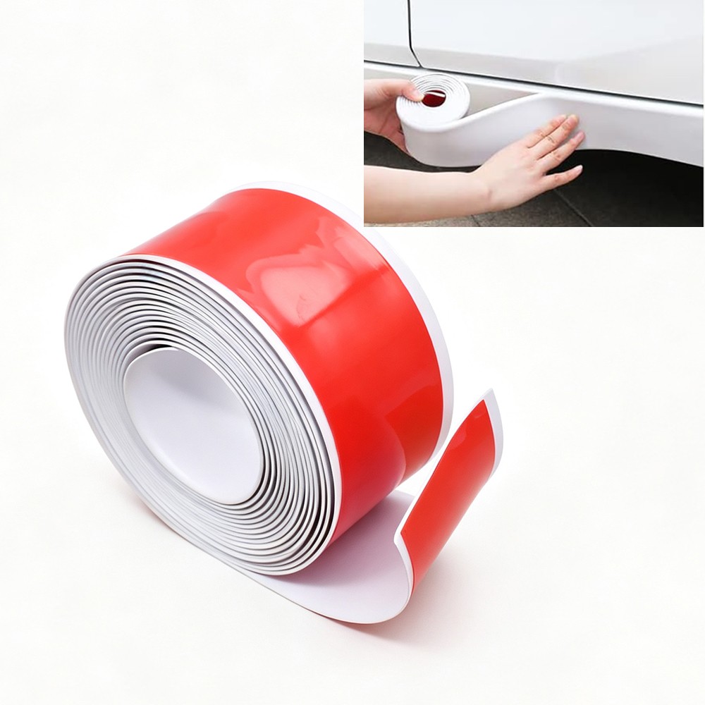 For Chrysler 13FT Rubber Side Skirt Rocker Panel Trim Bumper Protector Strip