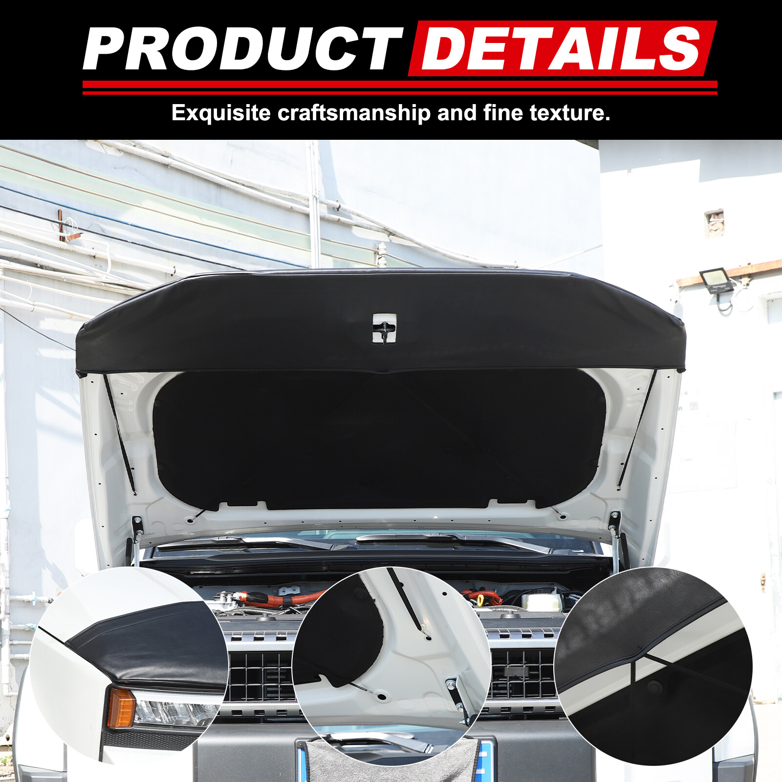 Hood Bra Guard Bonnet Mask Stone Deflector Fits Toyota Land Cruiser 2024-2026