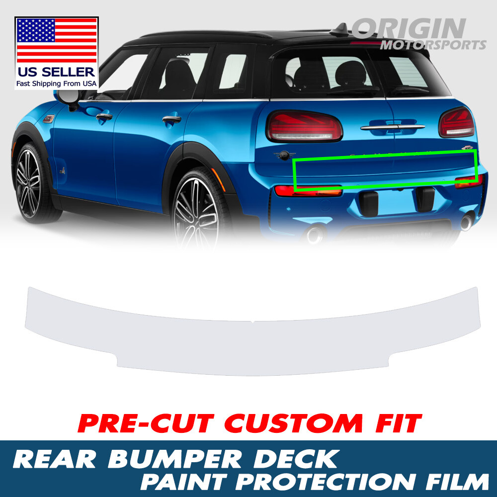 PreCut Rear Bumper Deck Paint Protection Film For 2015-2025 Mini Clubman Cooper