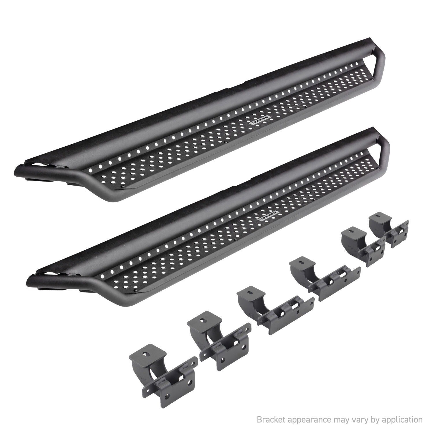 Go Rhino D14506T Dominator Xtreme D1 Side Steps with Rocker Panel Bracket Kit