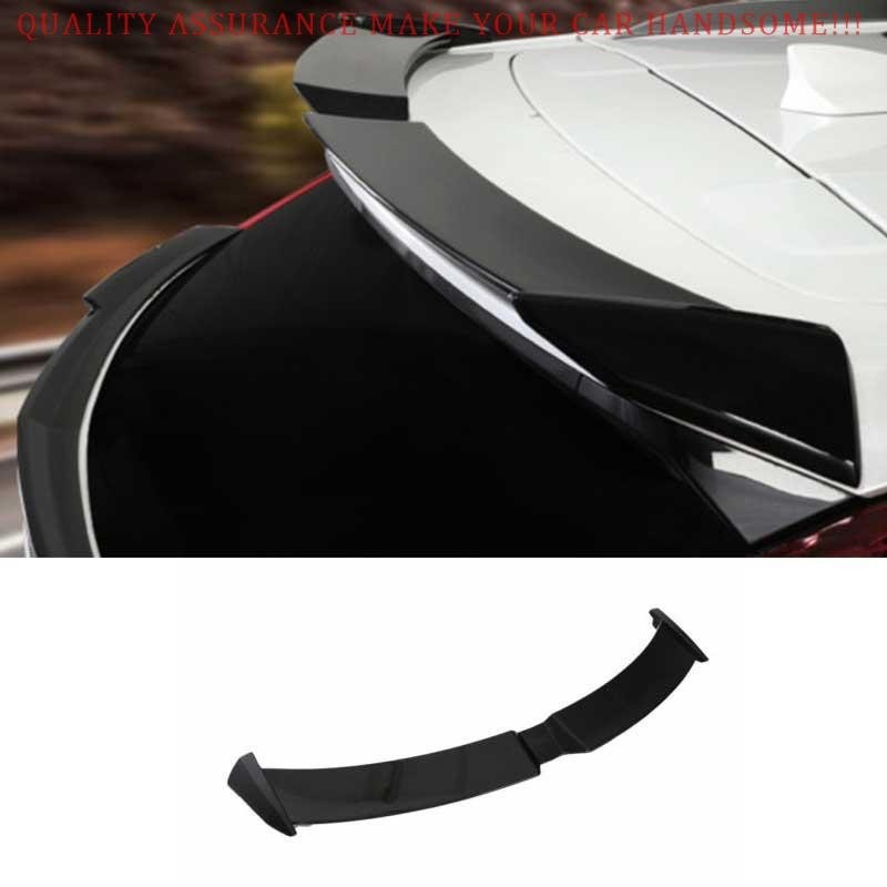 For Cadillac XT4 2019-2025 abs Black Rear Spoiler Tail Trunk Lip Wing Bar 1pcs