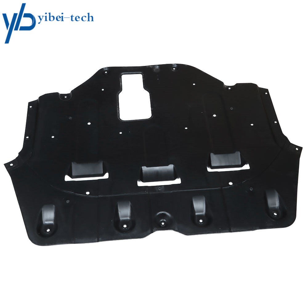 Black Front Engine Splash Shields Under Cover For Hyundai Sonata 2015 2016 2017