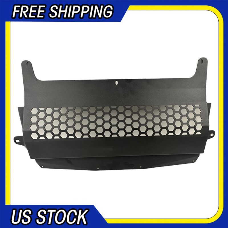 Black Aluminum Oil Cooler Skid Plate FOR BWM S55 F80 M3 F82 F83 M4 3.0L Turbo