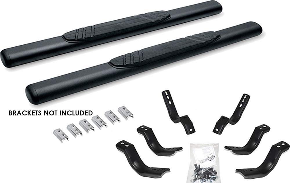 Big Country 3940520 Widesider Platinum Side Bars Textured Black Powder Coat 52″
