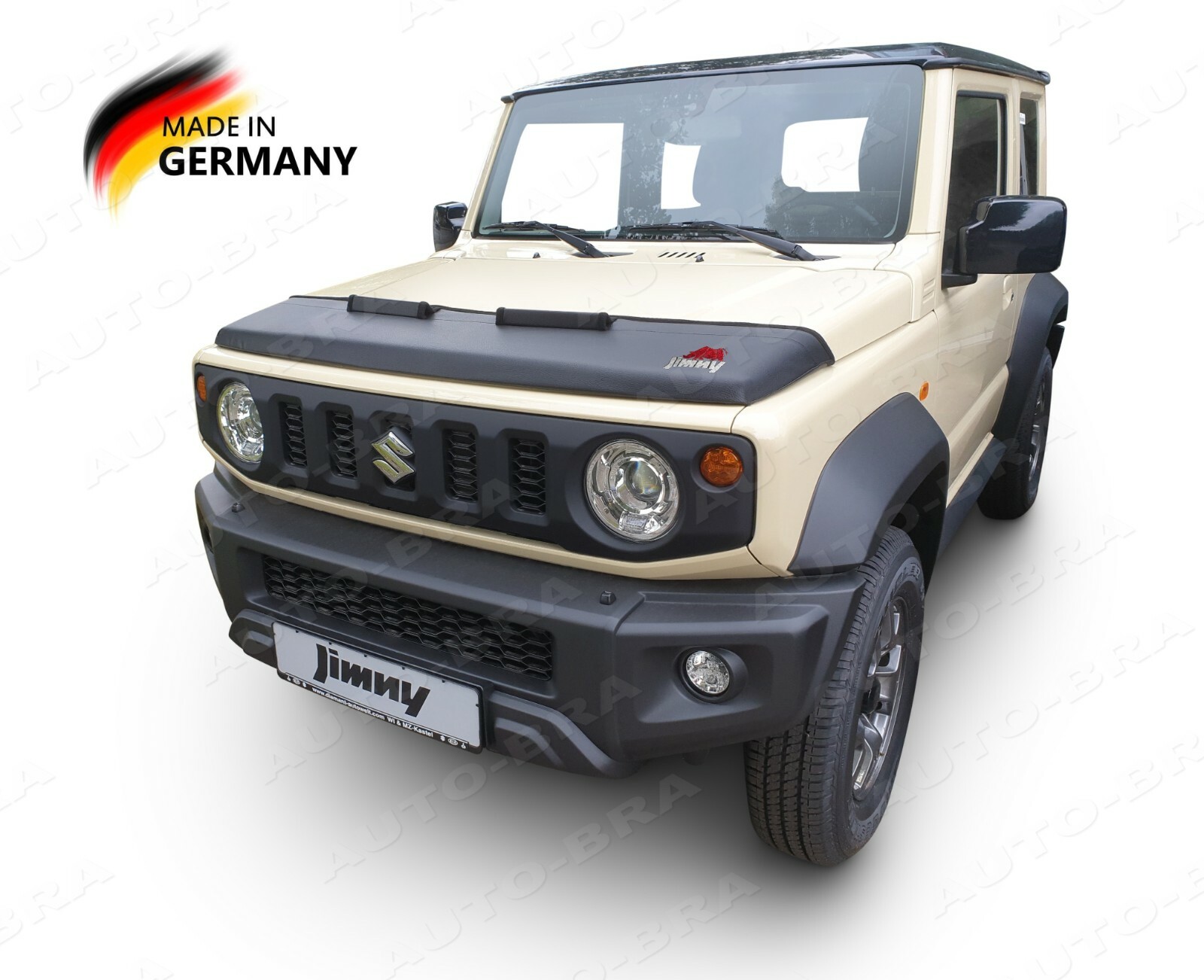 Car bra for Suzuki Jimny GJ manufactured from 2018 + Rhio logo stone chip pro…