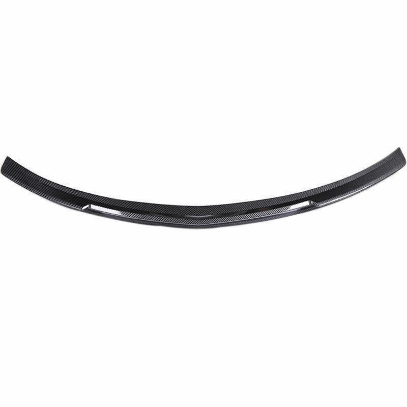 For Cadillac XT4 2019-25 Carbon Fiber look Middle Trunk middle Spoiler Wing Flap