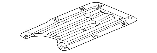 Genuine Acura Plate Front Engine Cover (Lower) 74114-TV9-A00