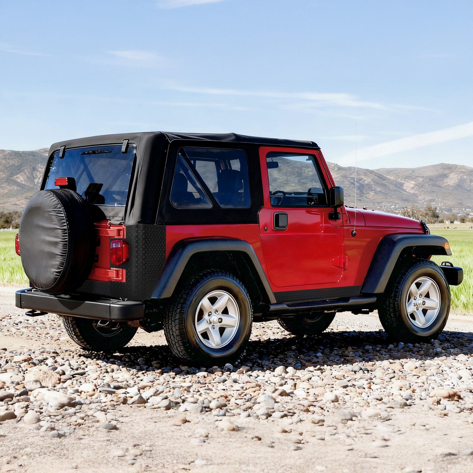 Body Armor Kit Corner Guards Fits 1997-2006 JEEP WRANGLER TJ 6pcs Textured
