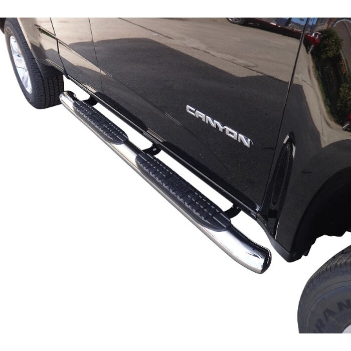 WESTIN 21-23550 PRO TRAXX 4″ OVAL NERF STEP BARS – POLISHED STAINLESS STEEL