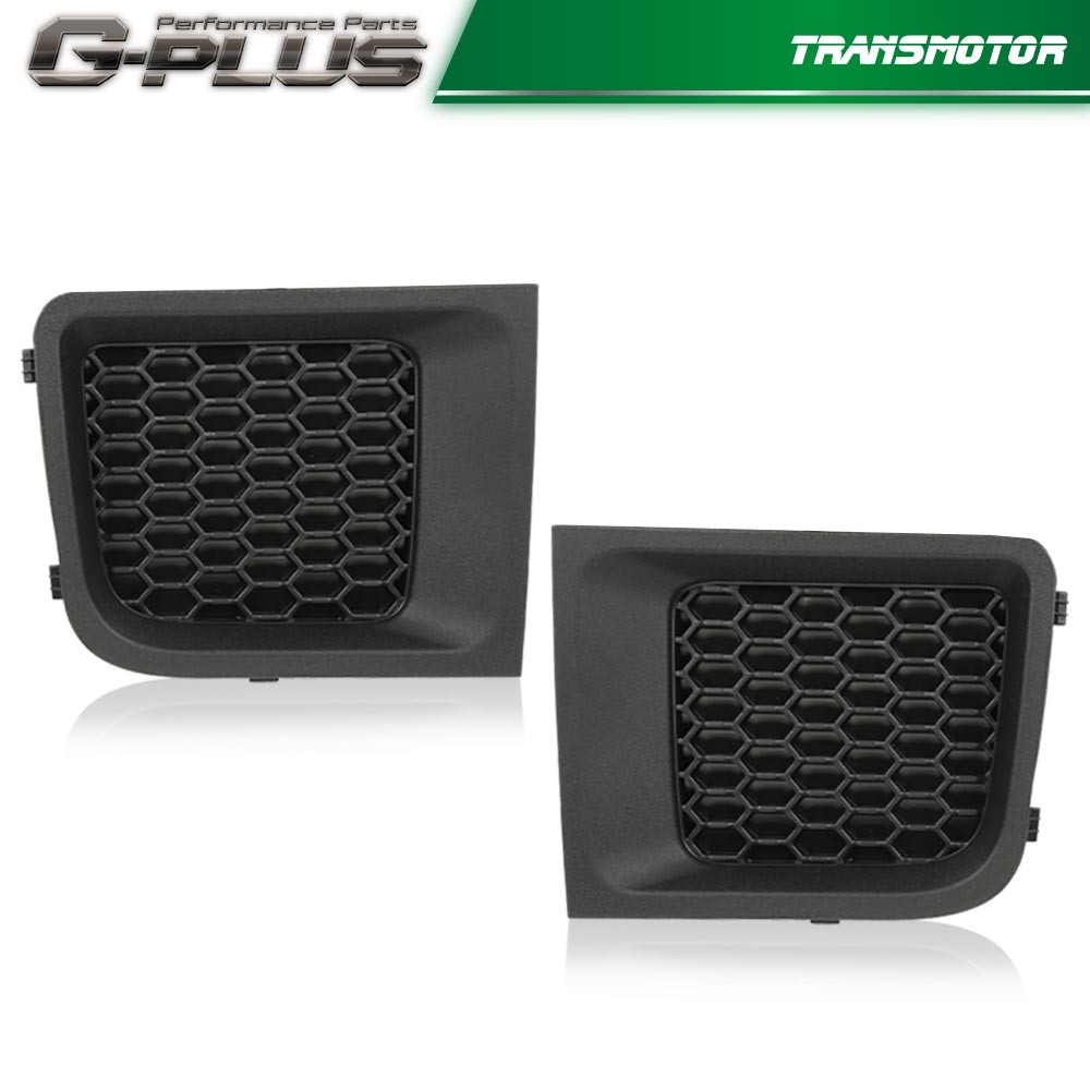 Fit For 2015-2017 Jeep Renegade Front Left & Right Black Bumper Cover Grille Kit