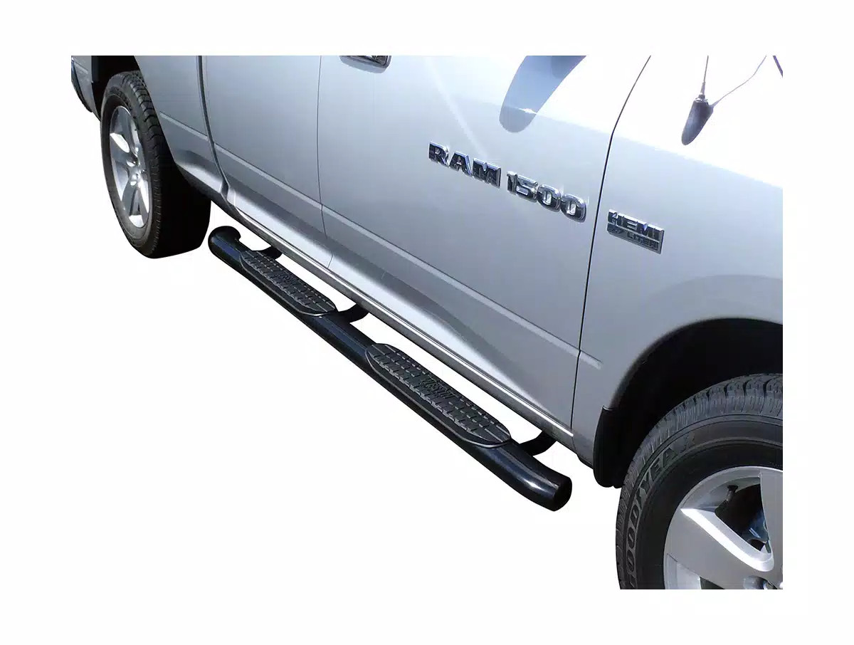 Westin Pro Traxx 4″ Black Oval Nerf Bars Side Steps 21-21405